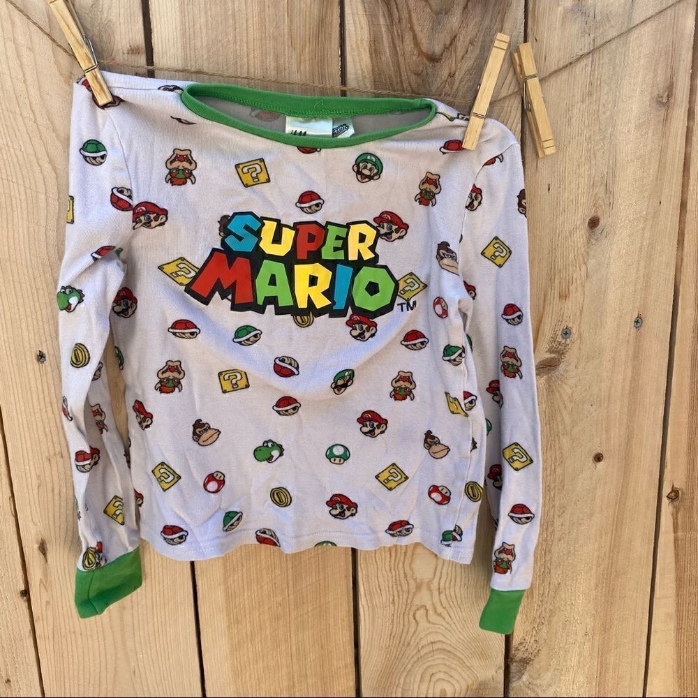 H&M Super Mario pajama set size 7